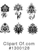 Henna Flower Clipart #1300128 by Vector Tradition SM