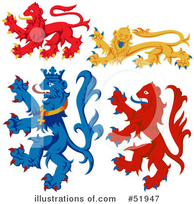 Royalty-Free (RF) Heraldry Clipart Illustration by dero - Stock Sample #51947