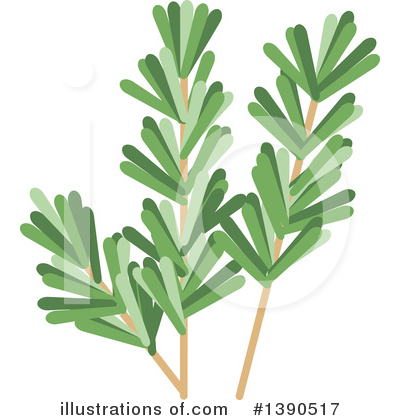 Royalty-Free (RF) Herb Clipart Illustration by Vector Tradition SM - Stock Sample #1390517