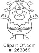 Hermit Clipart #1263369 by Cory Thoman