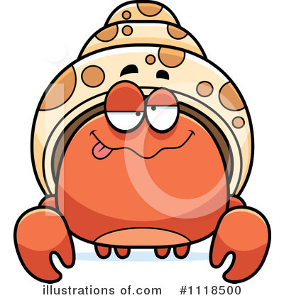 Royalty-Free (RF) Hermit Crab Clipart Illustration by Cory Thoman - Stock Sample #1118500