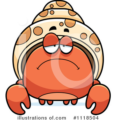 Royalty-Free (RF) Hermit Crab Clipart Illustration by Cory Thoman - Stock Sample #1118504