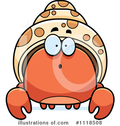 Royalty-Free (RF) Hermit Crab Clipart Illustration by Cory Thoman - Stock Sample #1118508