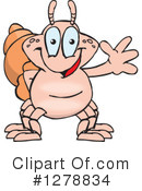 Hermit Crab Clipart #1278834 by Dennis Holmes Designs