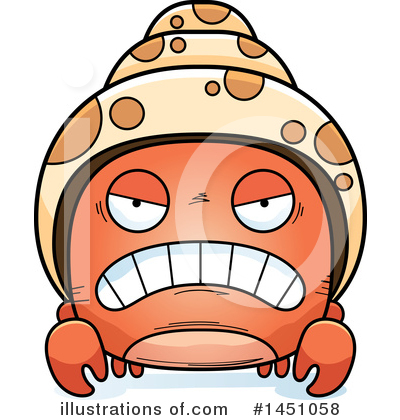 Royalty-Free (RF) Hermit Crab Clipart Illustration by Cory Thoman - Stock Sample #1451058