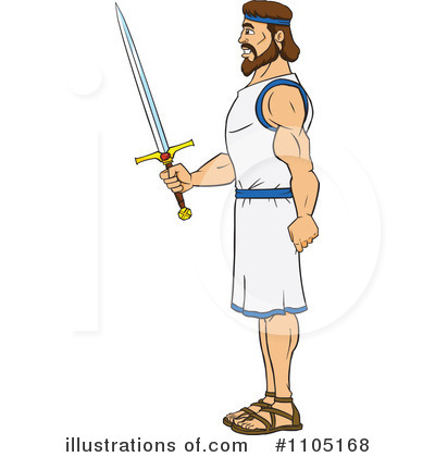 Royalty-Free (RF) Hero Clipart Illustration by Cartoon Solutions - Stock Sample #1105168