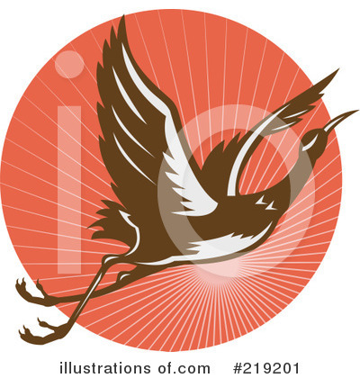 Royalty-Free (RF) Heron Clipart Illustration by patrimonio - Stock Sample #219201