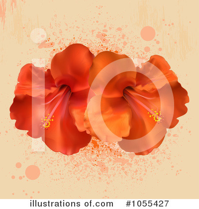 Royalty-Free (RF) Hibiscus Clipart Illustration by elaineitalia - Stock Sample #1055427