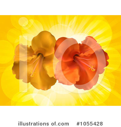 Royalty-Free (RF) Hibiscus Clipart Illustration by elaineitalia - Stock Sample #1055428