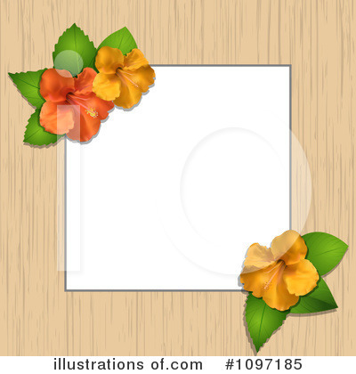 Royalty-Free (RF) Hibiscus Clipart Illustration by elaineitalia - Stock Sample #1097185