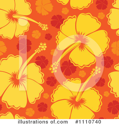 Royalty-Free (RF) Hibiscus Clipart Illustration by visekart - Stock Sample #1110740