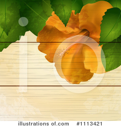 Royalty-Free (RF) Hibiscus Clipart Illustration by elaineitalia - Stock Sample #1113421