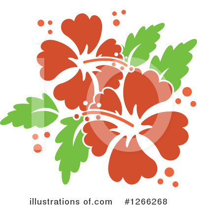 Royalty-Free (RF) Hibiscus Clipart Illustration by BNP Design Studio - Stock Sample #1266268