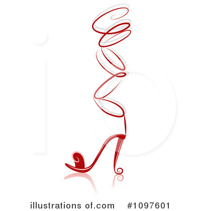 Royalty-Free (RF) High Heel Clipart Illustration by BNP Design Studio - Stock Sample #1097601