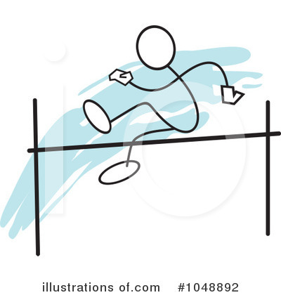 Royalty-Free (RF) High Jump Clipart Illustration by Johnny Sajem - Stock Sample #1048892