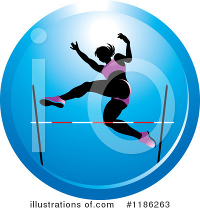 Royalty-Free (RF) High Jump Clipart Illustration by Lal Perera - Stock Sample #1186263