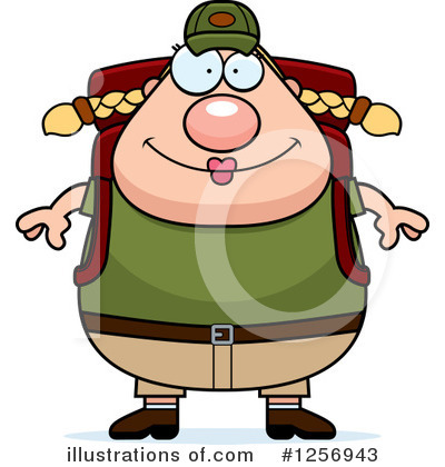 Royalty-Free (RF) Hiker Clipart Illustration by Cory Thoman - Stock Sample #1256943
