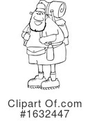 Hiker Clipart #1632447 by djart