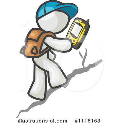 White Design Mascot Clipart #1118163 by Leo Blanchette