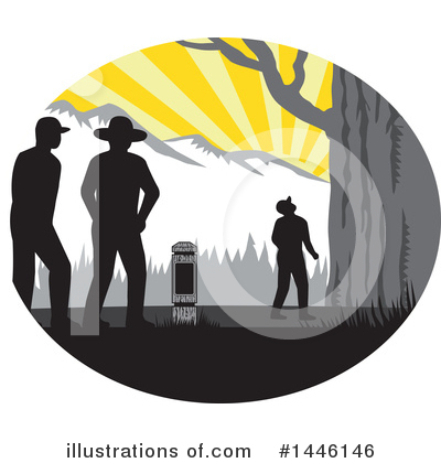 Royalty-Free (RF) Hiking Clipart Illustration by patrimonio - Stock Sample #1446146