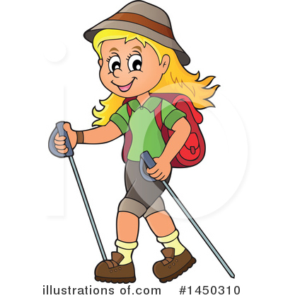 Royalty-Free (RF) Hiking Clipart Illustration by visekart - Stock Sample #1450310