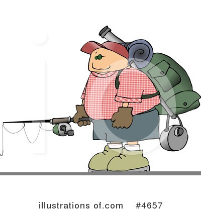 Hiker Clipart #4657 by djart