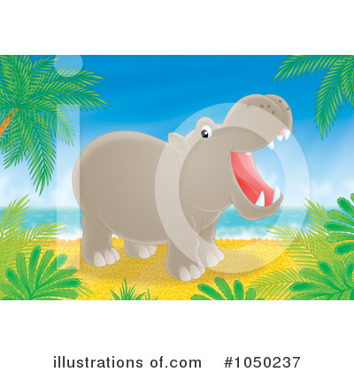 Hippo Clipart #1050237 by Alex Bannykh