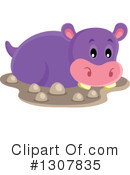 Hippo Clipart #1307835 by visekart