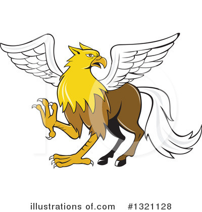 Royalty-Free (RF) Hippogriff Clipart Illustration by patrimonio - Stock Sample #1321128