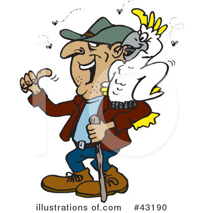 Royalty-Free (RF) Hitchhiker Clipart Illustration by Dennis Holmes Designs - Stock Sample #43190