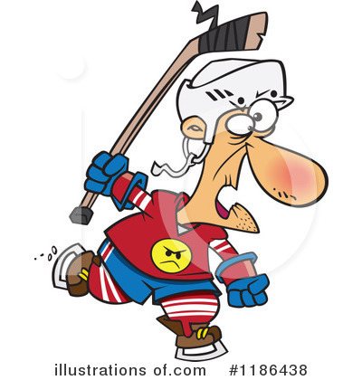 Royalty-Free (RF) Hockey Clipart Illustration by toonaday - Stock Sample #1186438