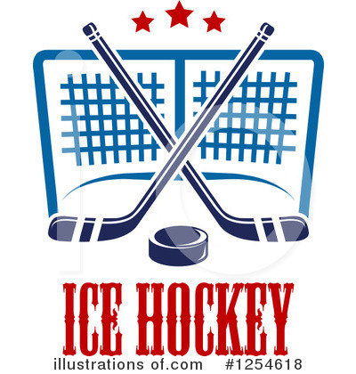 Royalty-Free (RF) Hockey Clipart Illustration by Vector Tradition SM - Stock Sample #1254618