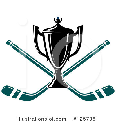 Royalty-Free (RF) Hockey Clipart Illustration by Vector Tradition SM - Stock Sample #1257081