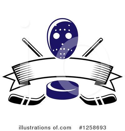 Royalty-Free (RF) Hockey Clipart Illustration by Vector Tradition SM - Stock Sample #1258693