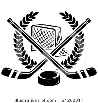 Ice Hockey Clipart #1262017 by Vector Tradition SM