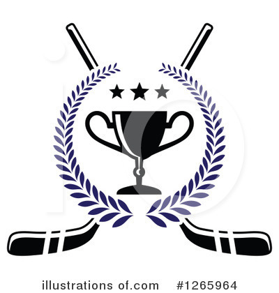 Royalty-Free (RF) Hockey Clipart Illustration by Vector Tradition SM - Stock Sample #1265964