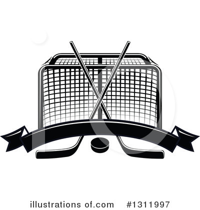 Royalty-Free (RF) Hockey Clipart Illustration by Vector Tradition SM - Stock Sample #1311997