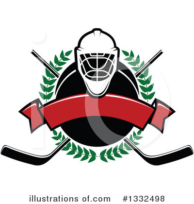 Hockey Clipart #1332498 by Vector Tradition SM