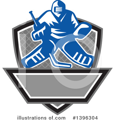 Royalty-Free (RF) Hockey Clipart Illustration by patrimonio - Stock Sample #1396304