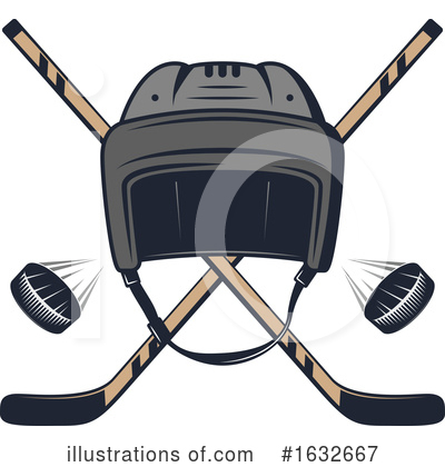 Ice Hockey Clipart #1632667 by Vector Tradition SM