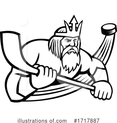 Royalty-Free (RF) Hockey Clipart Illustration by patrimonio - Stock Sample #1717887