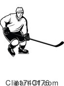 Hockey Clipart #1740176 by Vector Tradition SM