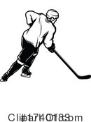 Hockey Clipart #1740183 by Vector Tradition SM