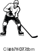 Hockey Clipart #1740778 by Vector Tradition SM