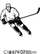 Hockey Clipart #1740785 by Vector Tradition SM