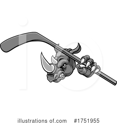 Royalty-Free (RF) Hockey Clipart Illustration by AtStockIllustration - Stock Sample #1751955
