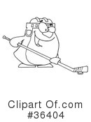 Hockey Clipart #36404 by Hit Toon