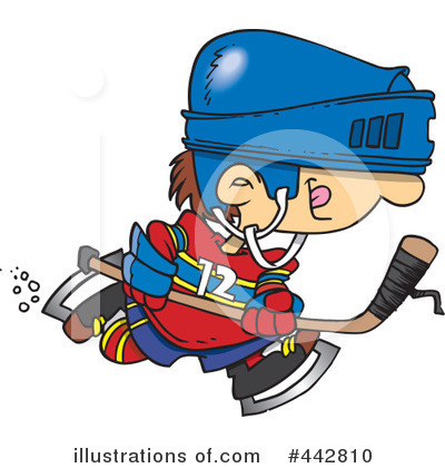 Royalty-Free (RF) Hockey Clipart Illustration by toonaday - Stock Sample #442810