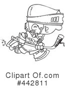 Hockey Clipart #442811 by toonaday