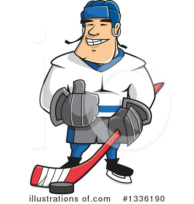 Hockey Clipart #1336190 by Vector Tradition SM